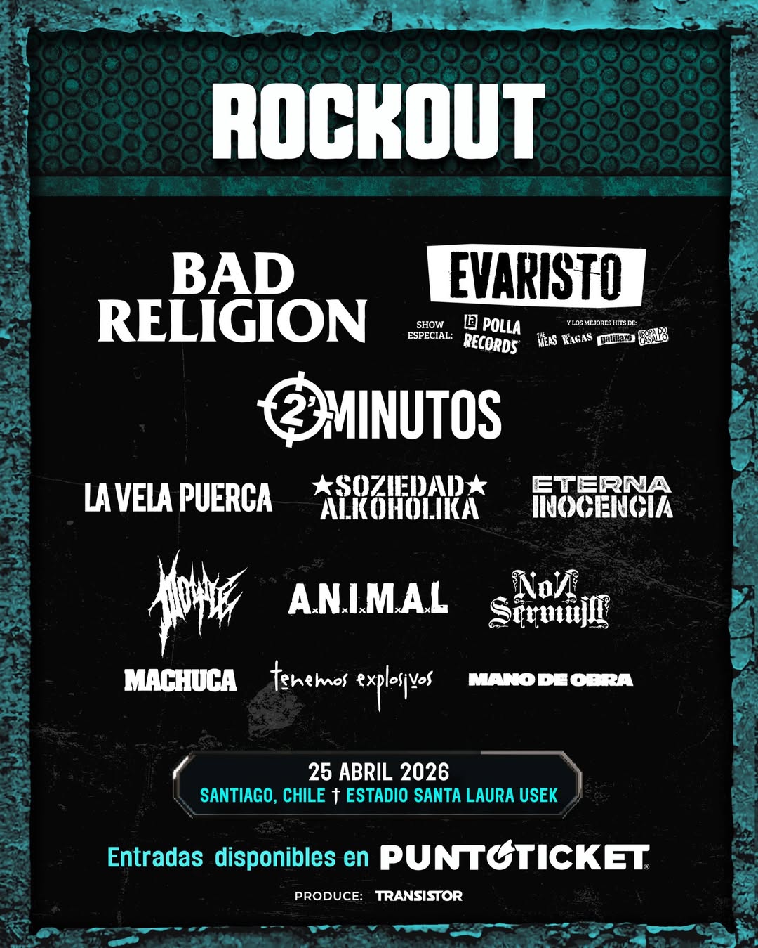 Concurso cerrado: No te pierdas Rockout 2026